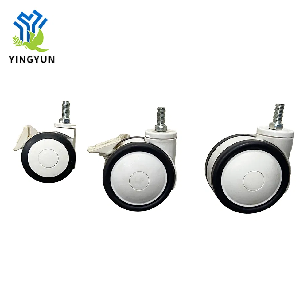 Factory Wholesale 5 Inch Swivel Medical Twin Caster Wheels for Hospital Bed
