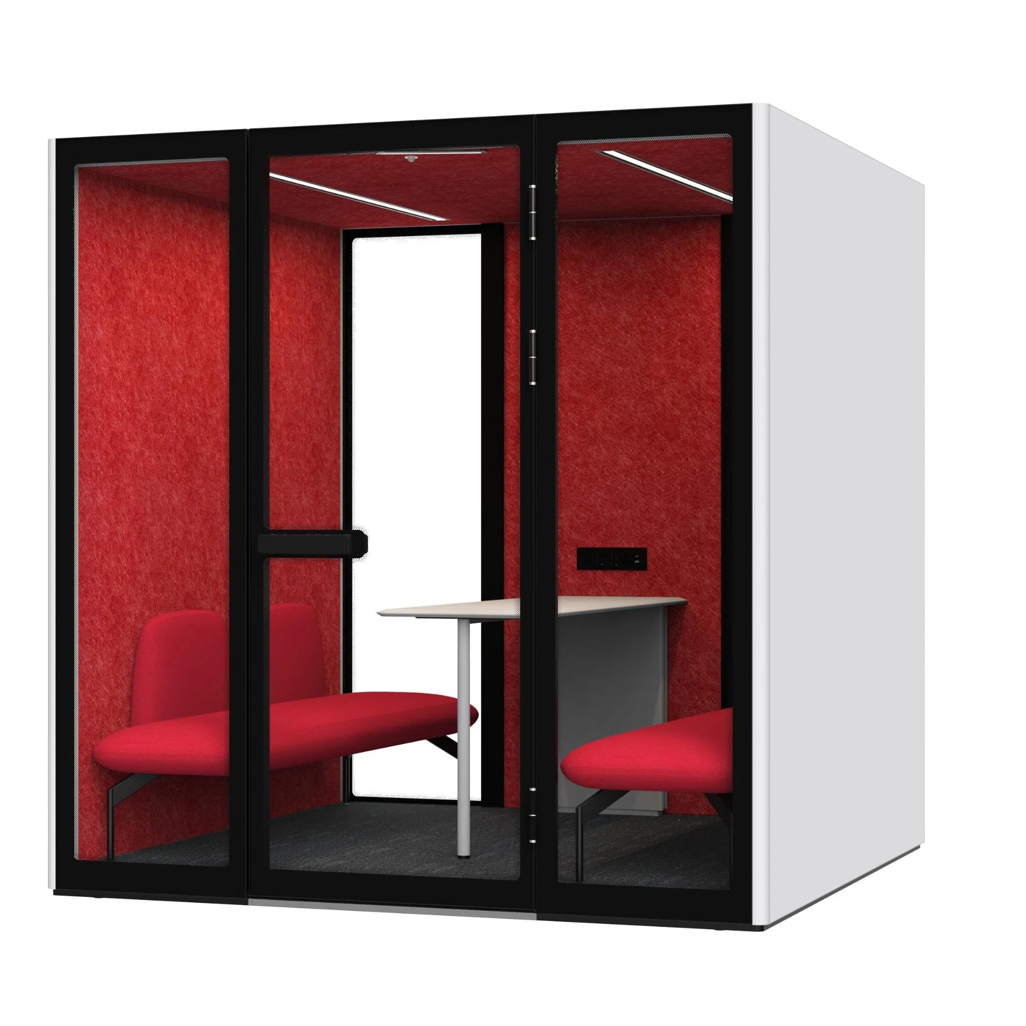 Movable Privacy Office Pod for Commercial Meeting Negotiation Cabin Hotel Pod