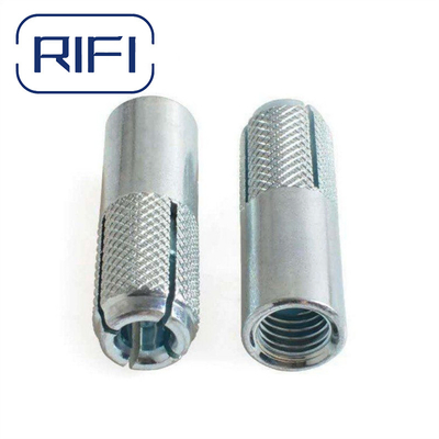 Анкерный болт клиновой для бетона Drop-in, оцинкованный