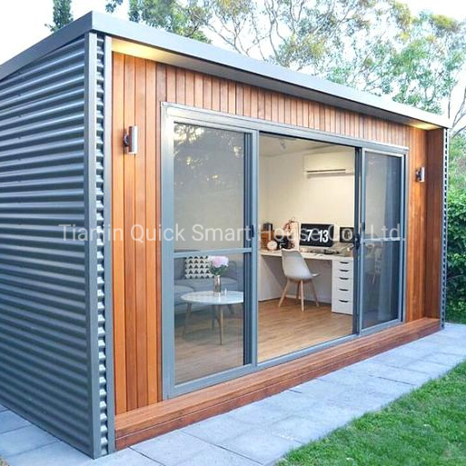 China Supplier with Bathroom and Kitchen/2 Bedroom Steel Tiny Small Wooden Shed Modular/Portable/Mobile/Prefab/Prefabricated House Price for Sales/Tiny/Guest