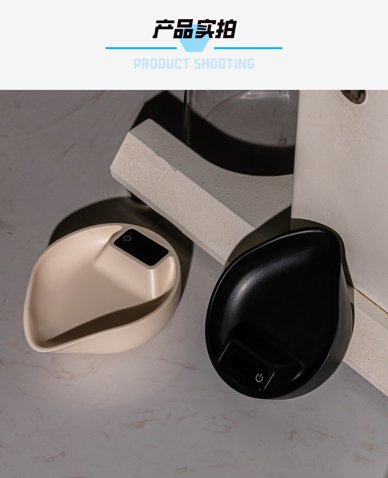 2 in 1 Function ABS Coffee Bean Tray Mini Digital Espresso Kitchen Weighing Measuring Scale with Time