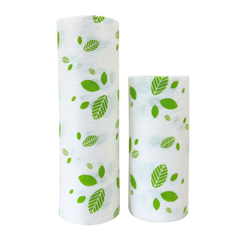Printed Disposable Rags Household Absorbent Bamboo Fiber Dishwashing Towel Kitchen Weekly Throw Lazy Rag