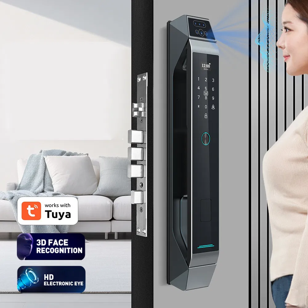 Premium Digital Fingerprint Door Lock with Video Intercom System