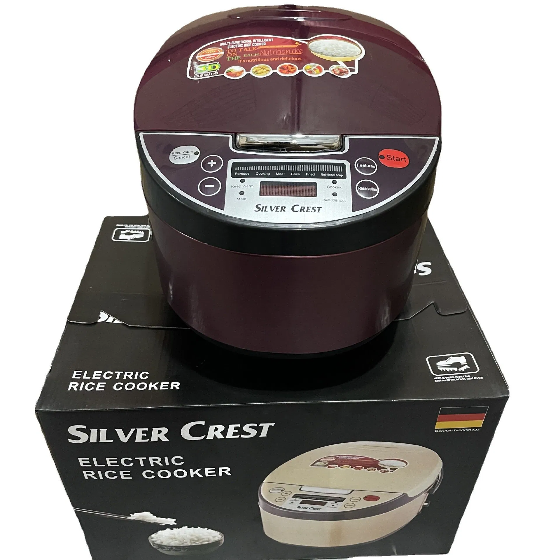 5L Electric Rice Cooker Silver Crest Multipurpose Rice Cooker 5 Litre 5 Liter Rice Cooker 5L Rice Cooker Silvercrest Electric Rice Cooker China Factory Cooker
