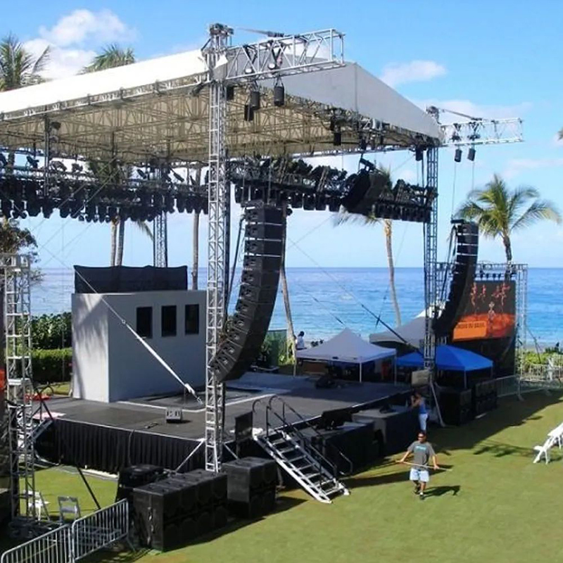 Durable Aluminum Layer Stage Truss for Wedding and Commercial Displays Truss System
