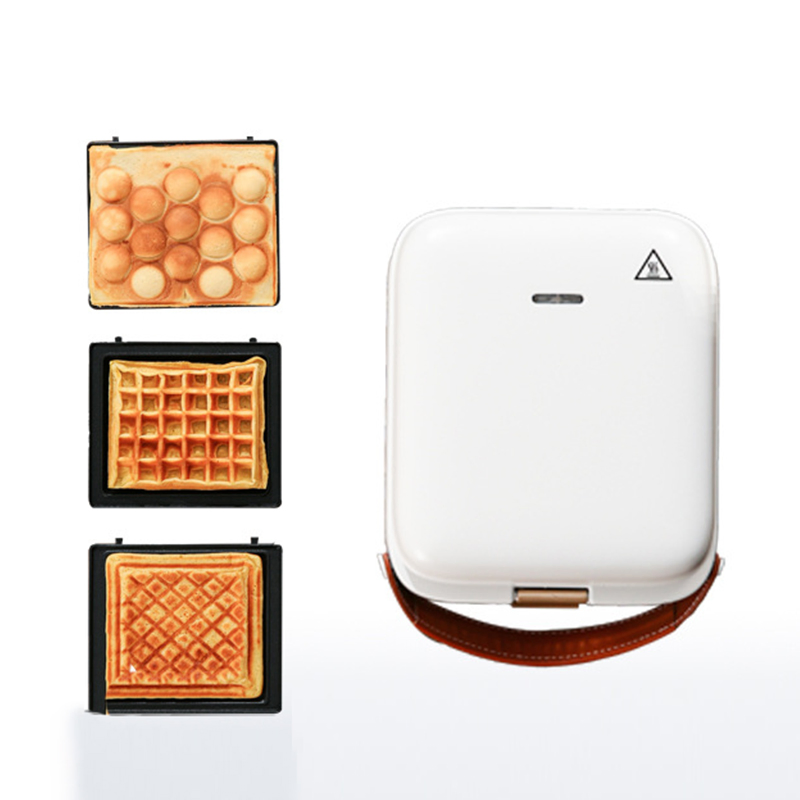3 in 1 Sandwich Waffle Bread Maker with Non-Stick Baking Plate