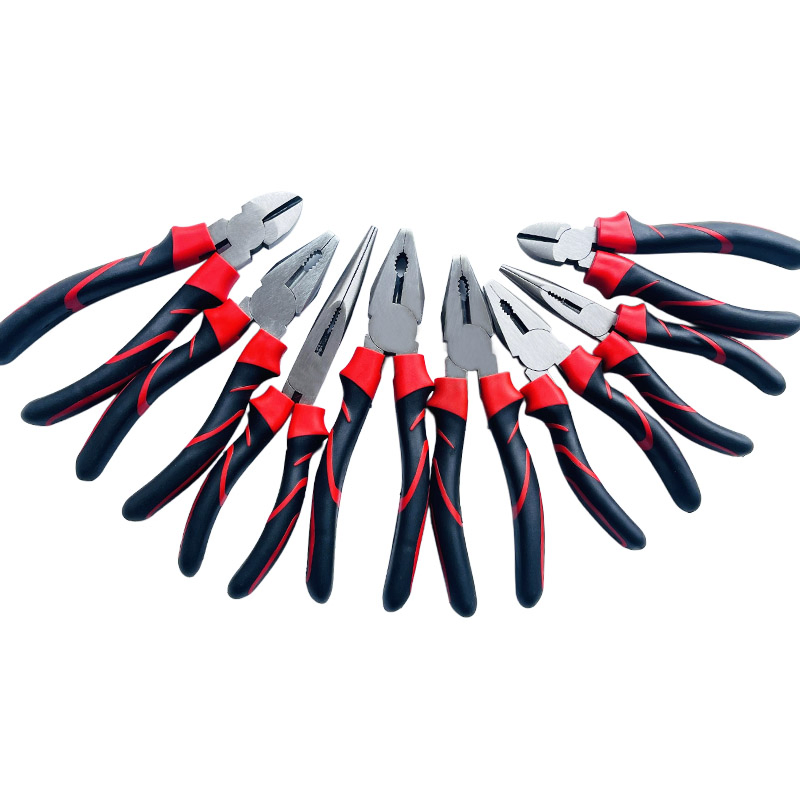 8-Inch Wire Cutters Hand Pliers Flat Pliers Electrical Wire Cutters Wholesale Multi-Function Combination Cutting Plier