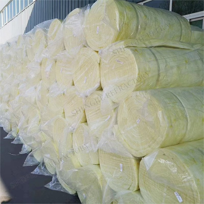 Roof Sound-Proof Insulation Glass Wool Blanket Roll for Sale Construction Building