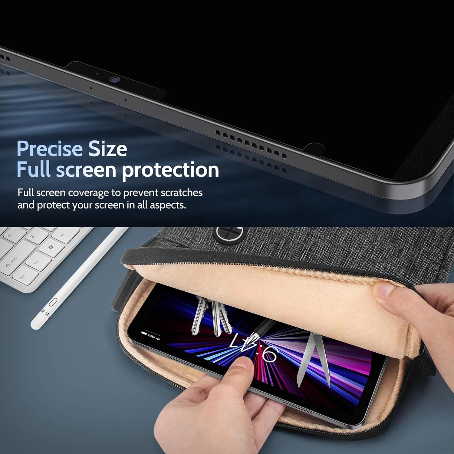 Магнитная защитная плёнка для iPad 8.3-12.9 дюймов