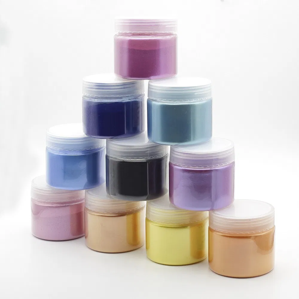 Holographic Cosmetic Color Pigment Powder Fluorescent Magenta Powder for Eyeshadow