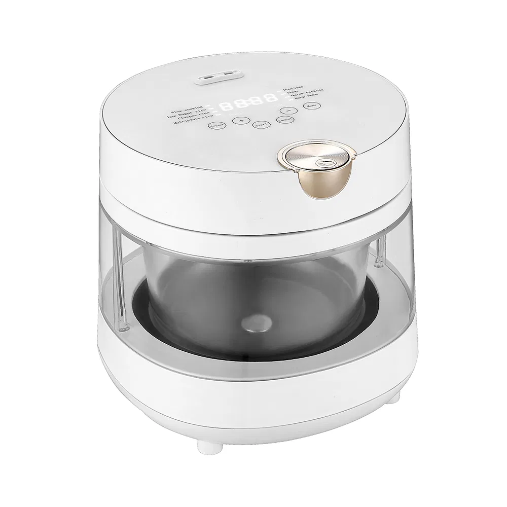 3L Compact Health No Coating Kitchen Appliance Glass Rice Cooker for Home