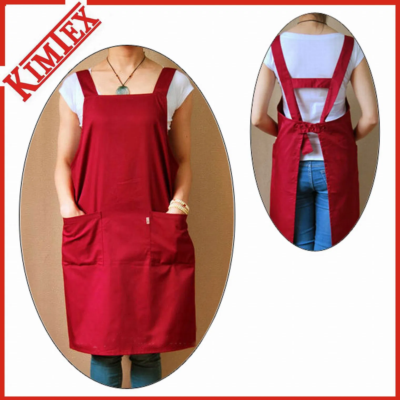 Unisex Promotion Customs Printed Logo Garden Apron