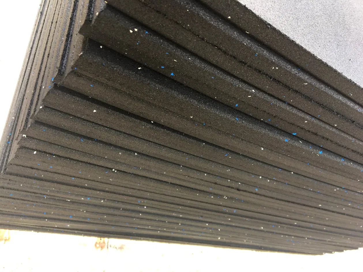 Anti Vibration Noise Absorber EPDM DOT Rubber Mats Flooring for Gym/Shooting Range