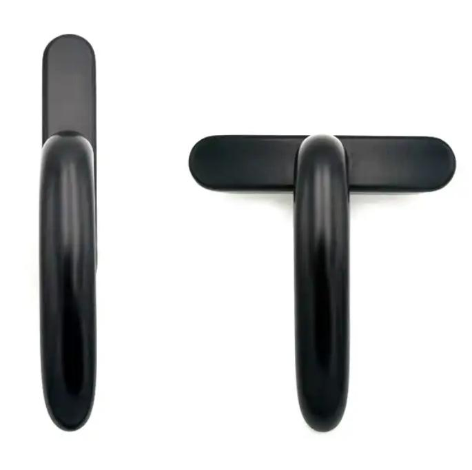 modern Black Color Outward Aluminum Alloy Casement Window Handle