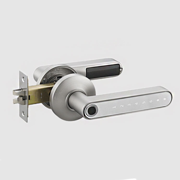 Smart Password Bluetooth-Compatible Lock with Mechanical Key for Indoor Wooden Metal Door