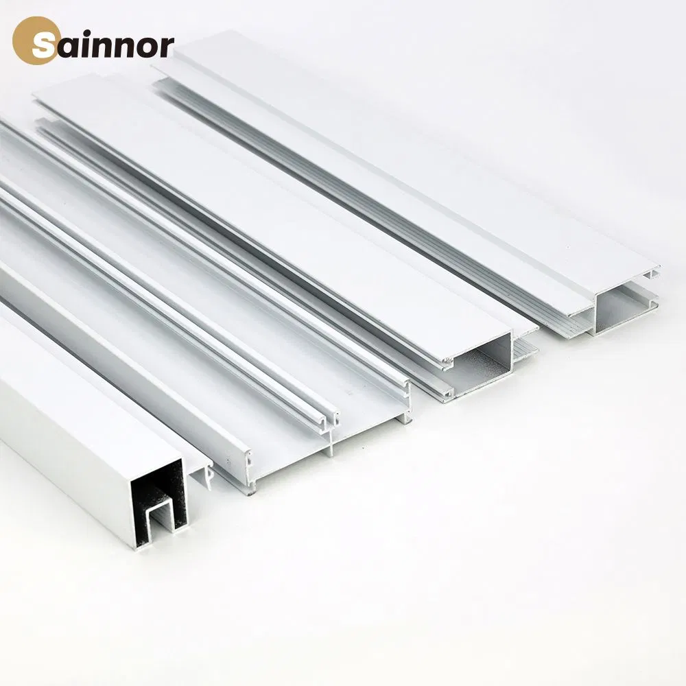 Customized Slim Frames Aluminum Extrusion Profile with Powder Coated for Window & Door