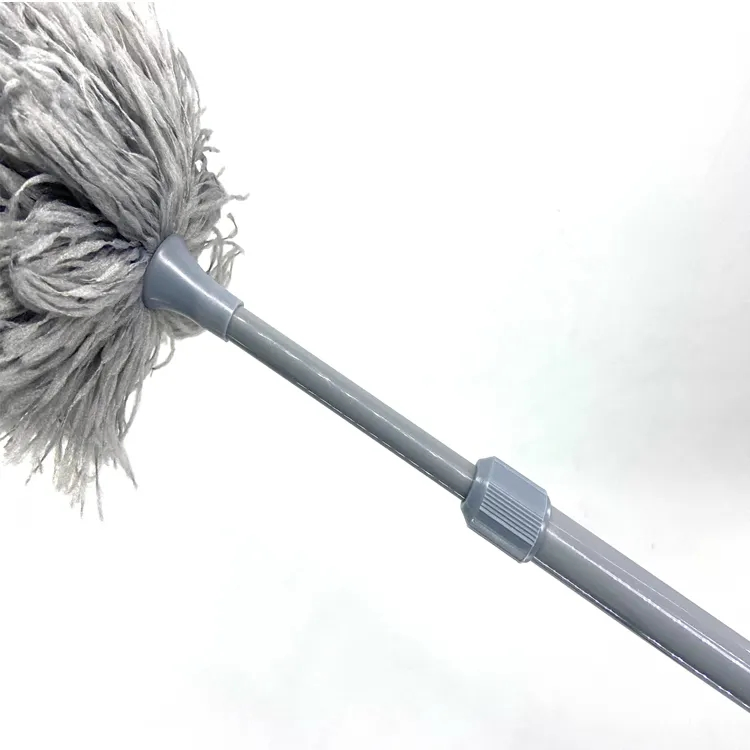 PP Long Hand Feather Plumero Telescopic Car Microfiber Cleaning Fan Duster