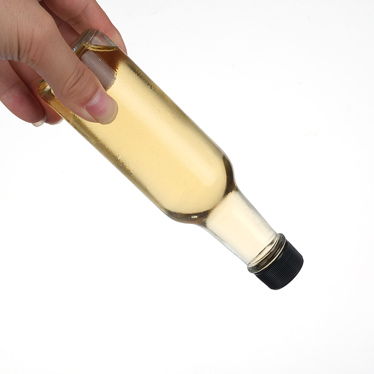 Wholesale Factory Premium Bulk Glass Chili Sauce Bottle with Lids