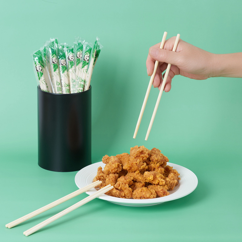 China Factory Restaurant Takeaway Tableware 4.5 / 5 / 5.5 / 6mm Bamboo Products Disposable Chopsticks