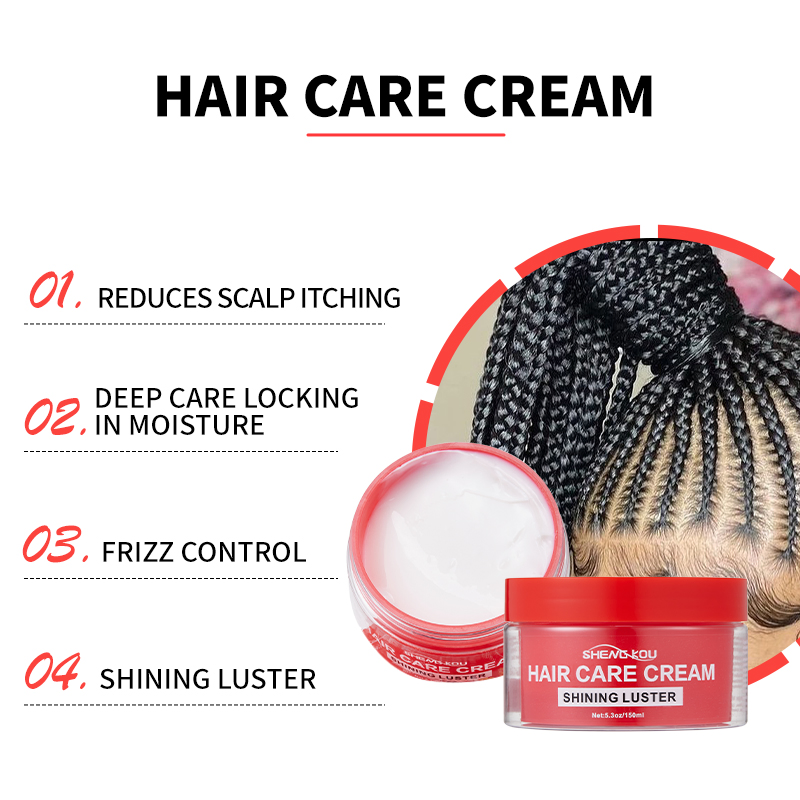 Custom Private Label Plant Ingredients Curl Defining Cream Long Lasting Styling Styling Gel Edge Control Pomade