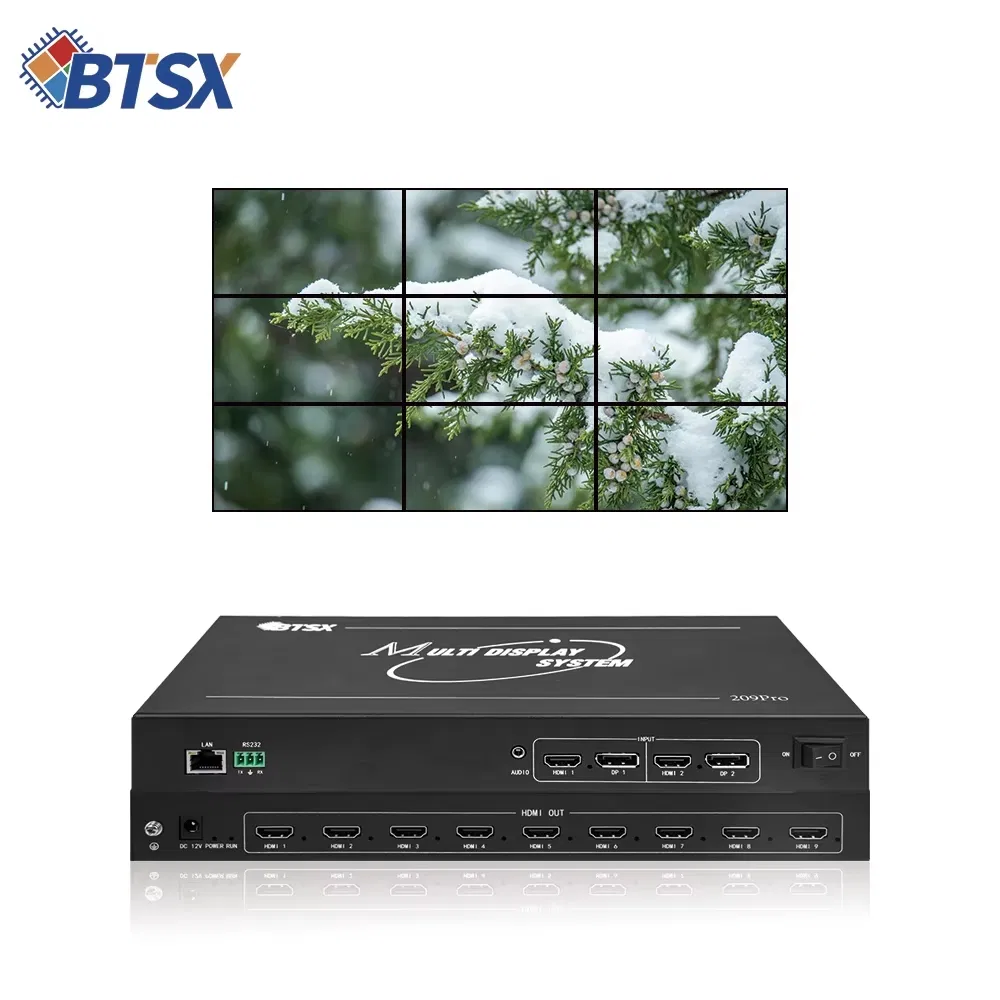 Разветвитель HDMI 2x9 4K60 для конференц-залов