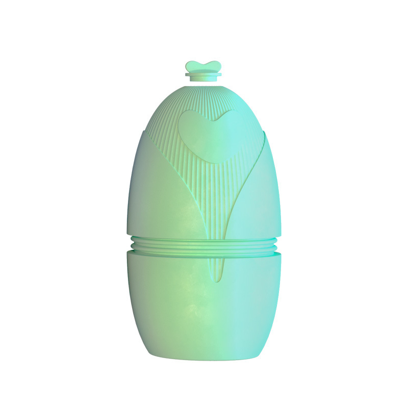 Portable Silicone Facial Beauty Ice Tray, Face Ice Pack for Eye Massage & Anti-Edema, Reusable Face Mask Ice Mold