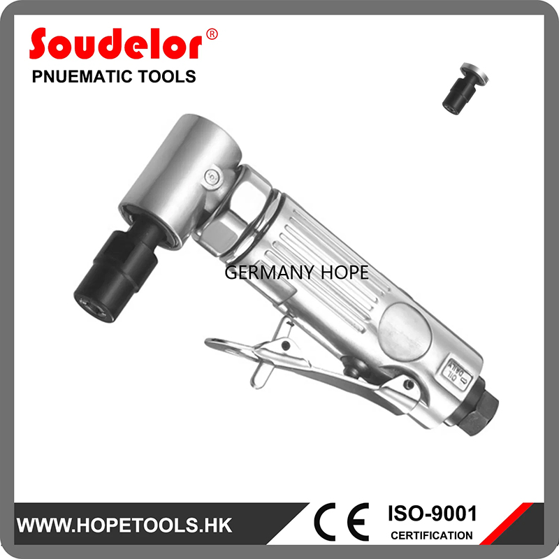 Пневматическая угловая шлифмашина Soudelor UI-3104, 1/4"