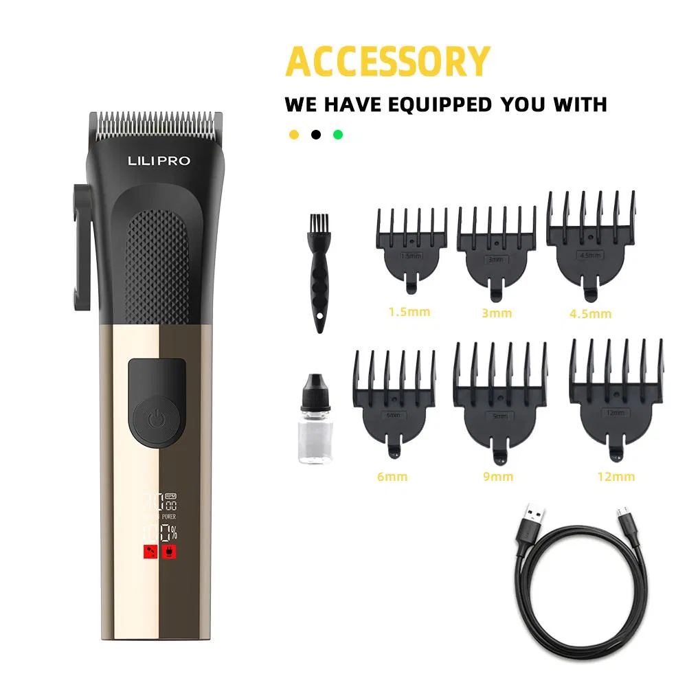 Lilipro Professional Hair Clipper&Trimmer Barber Kit