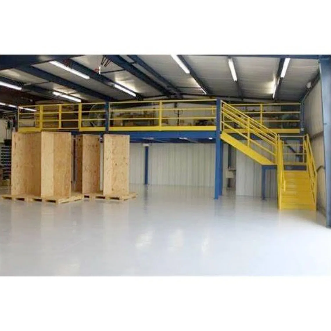 SP111 Mezzanine floor board racking system for warehouse storage