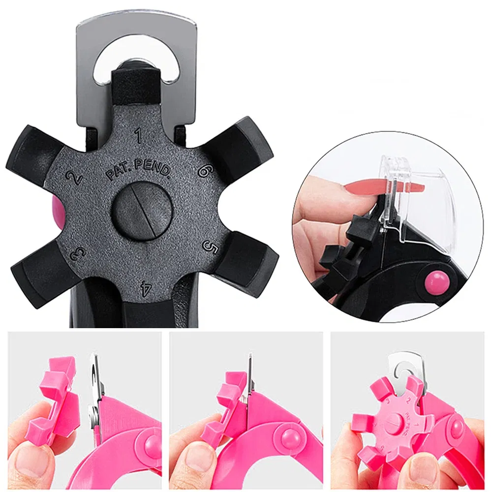 Cross-Border Hot Nail Tools French Multi-Functional Multi-Color Adjustable One-Line Clippers