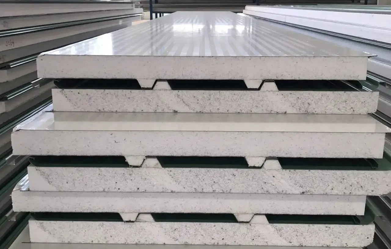 High Quality 50mm Thickness Polyurethane Foam EPS Wall Panels Insulated Partition Roof Boards