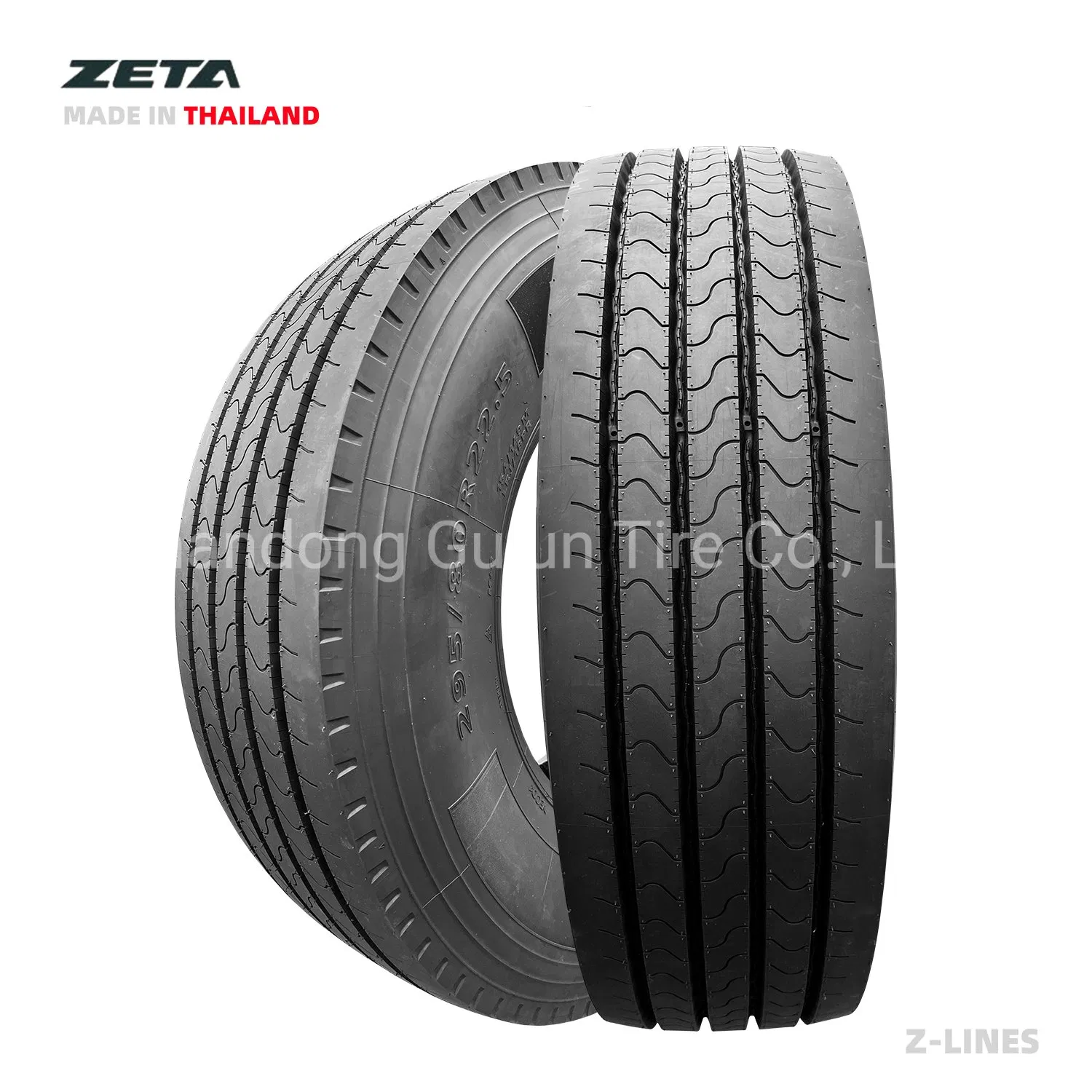 Шины грузовые Thailand Premium Zeta 11R22.5/11R24.5/295/75 R22.5 14PR/16PR (DOT, ECE)