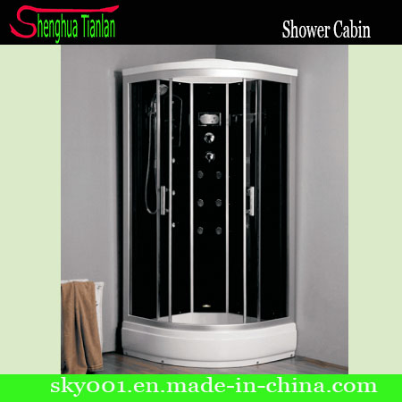 Corner Black Back Board Bathroom Shower (TL-8854)