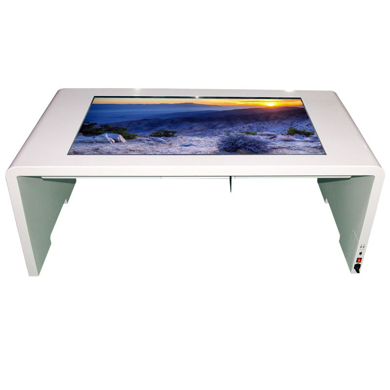 55 Inch Horizontal Interactive Touch Coffee Table Self-Service Application Table Interactive Touch Kiosk