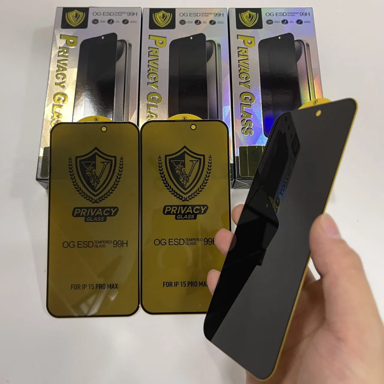 Защитное стекло для iPhone 16 Pro Max, приватное, 99H
