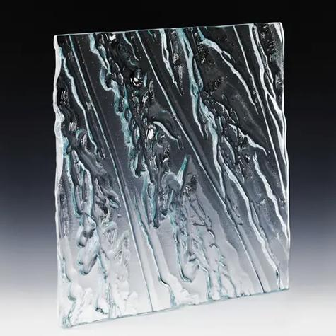 Blue Black Bronze Amber Fusing Cast Hot Melting Crystal Glass for Mosaic Art Artwork Project Side Table Home Block Brick Coffee Dining