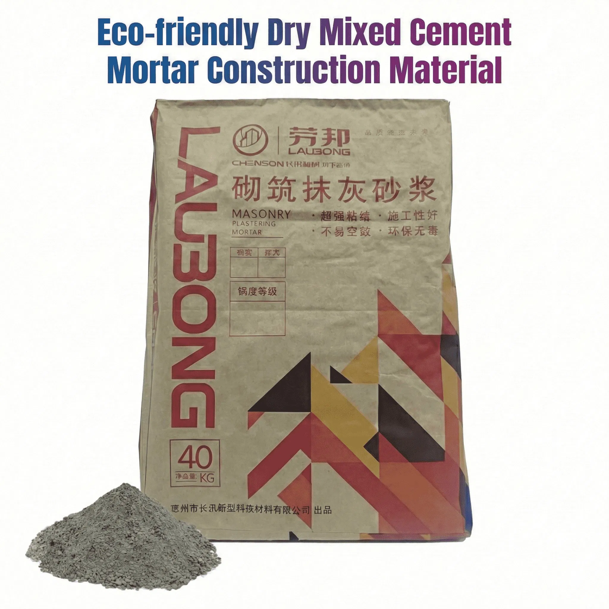 Eco-Friendly Dry Mixed Cement Mortar Construction Material