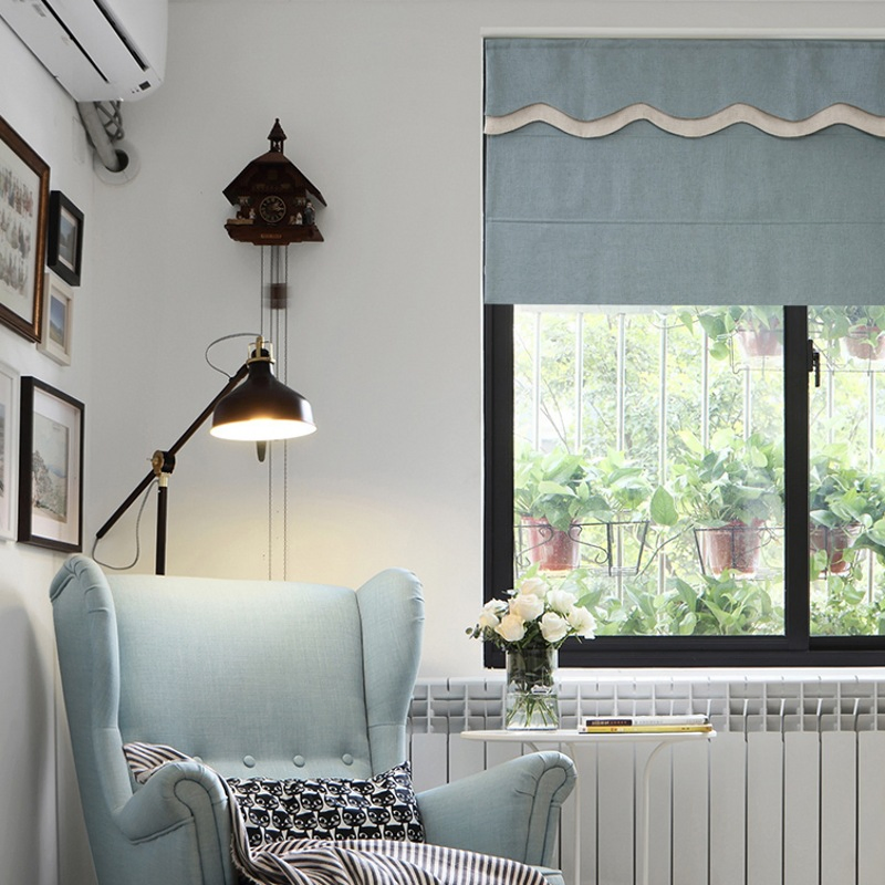 Keshang Wholesale Indoor Screen Window Roman Shade