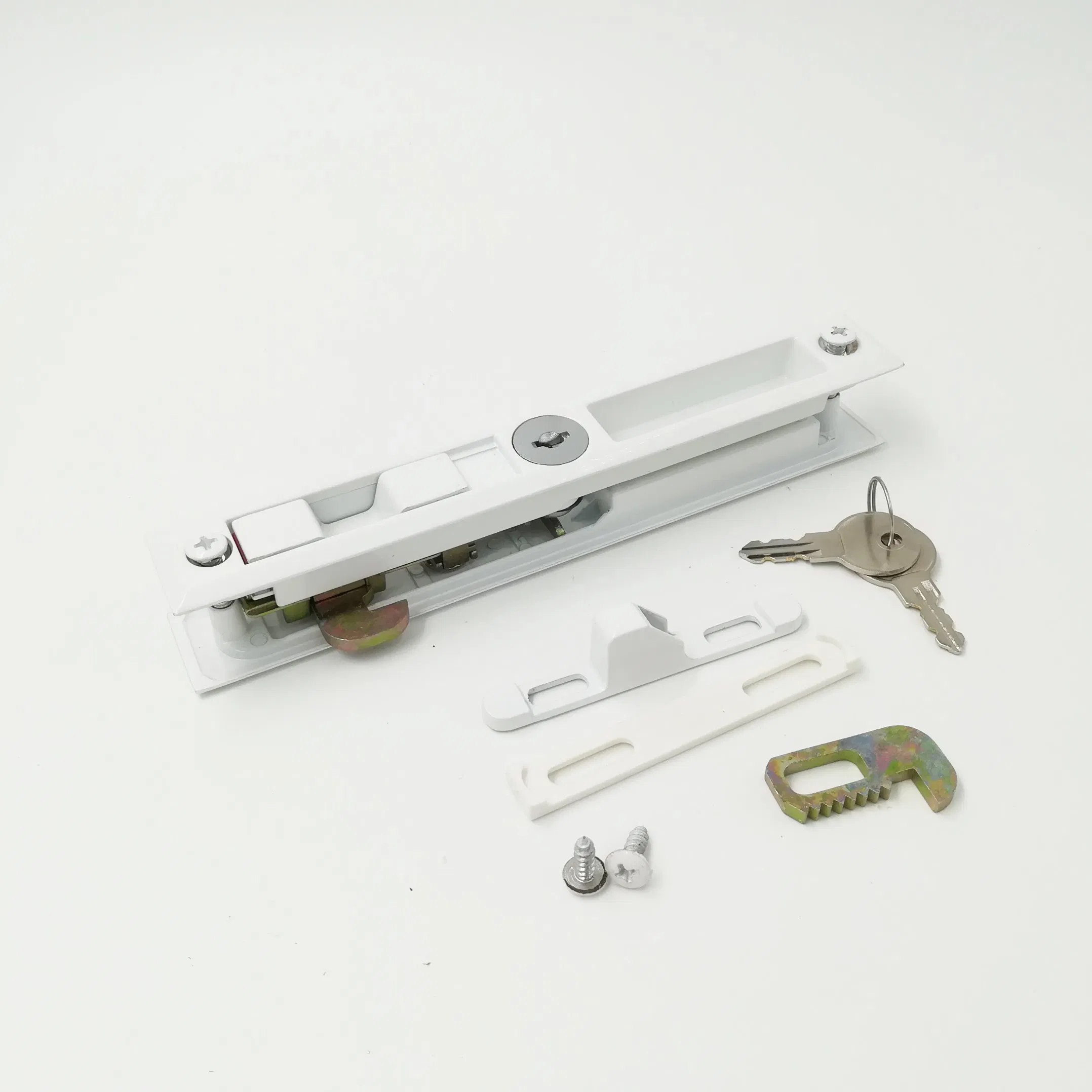 Double-Sided Zinc Alloy Window Locks Aluminium Sliding Windows Latch Lock with Key