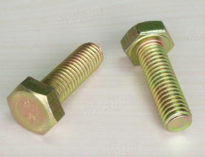 Alloy/Carbon/Stainless Steel Hex Bolt Zinc Plated High Tensile Strenth