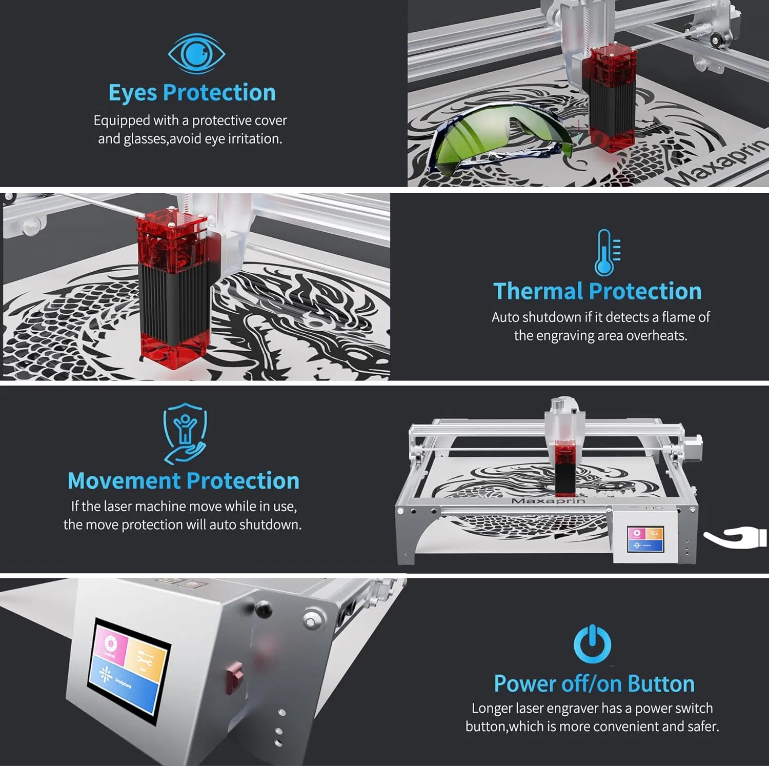 High-Precision Laser Engraving Machine 400promax