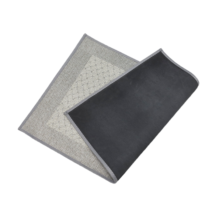 Handmade Washable Door Mat with Natural Rubber Backing Design