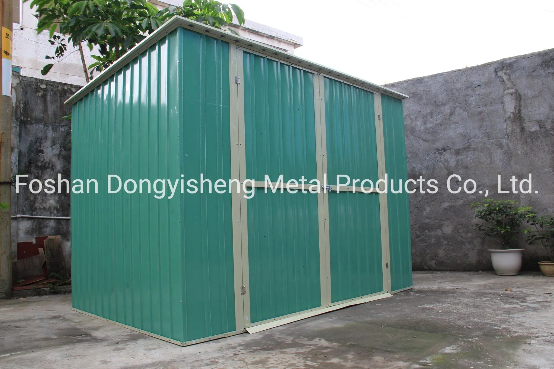 Prefabricated Steel Structure House Garage Shed Storage Shed Garden Metal Shed RDS3650-C2