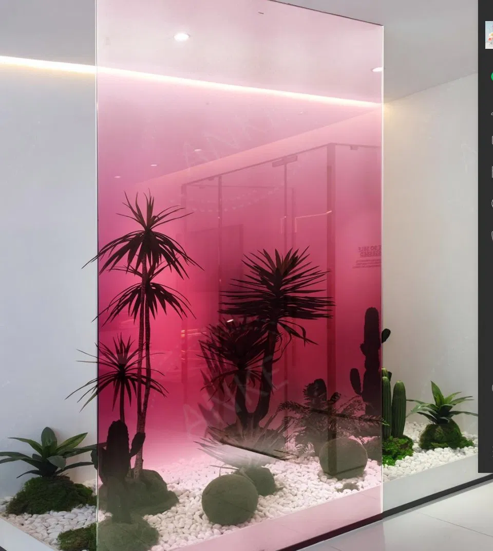 Sally Gradient Laminated 4+4mm Tempered Glass Shower Door