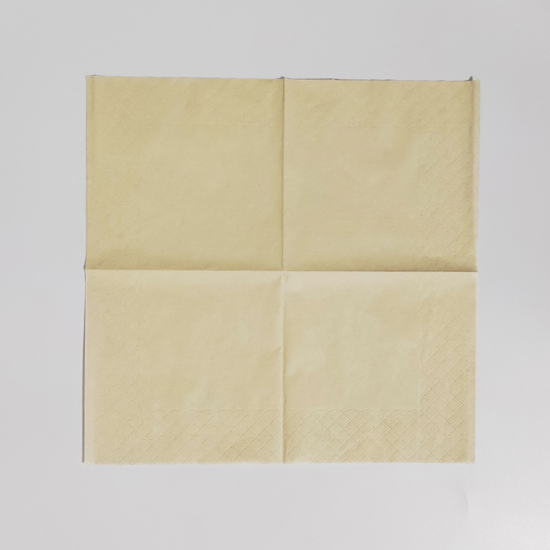 Disposable Brown Bamboo Paper Napkins Serviettes in Bulk
