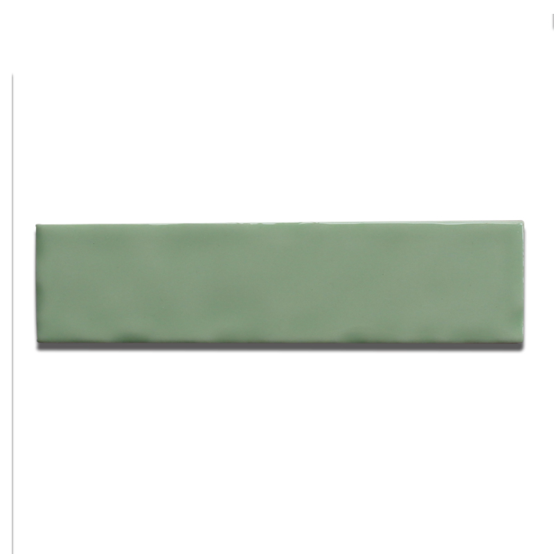 2X8 Inches/50X200mm Light Apple Green Porcelain Bedroom/Living Room Subway Wall Tile