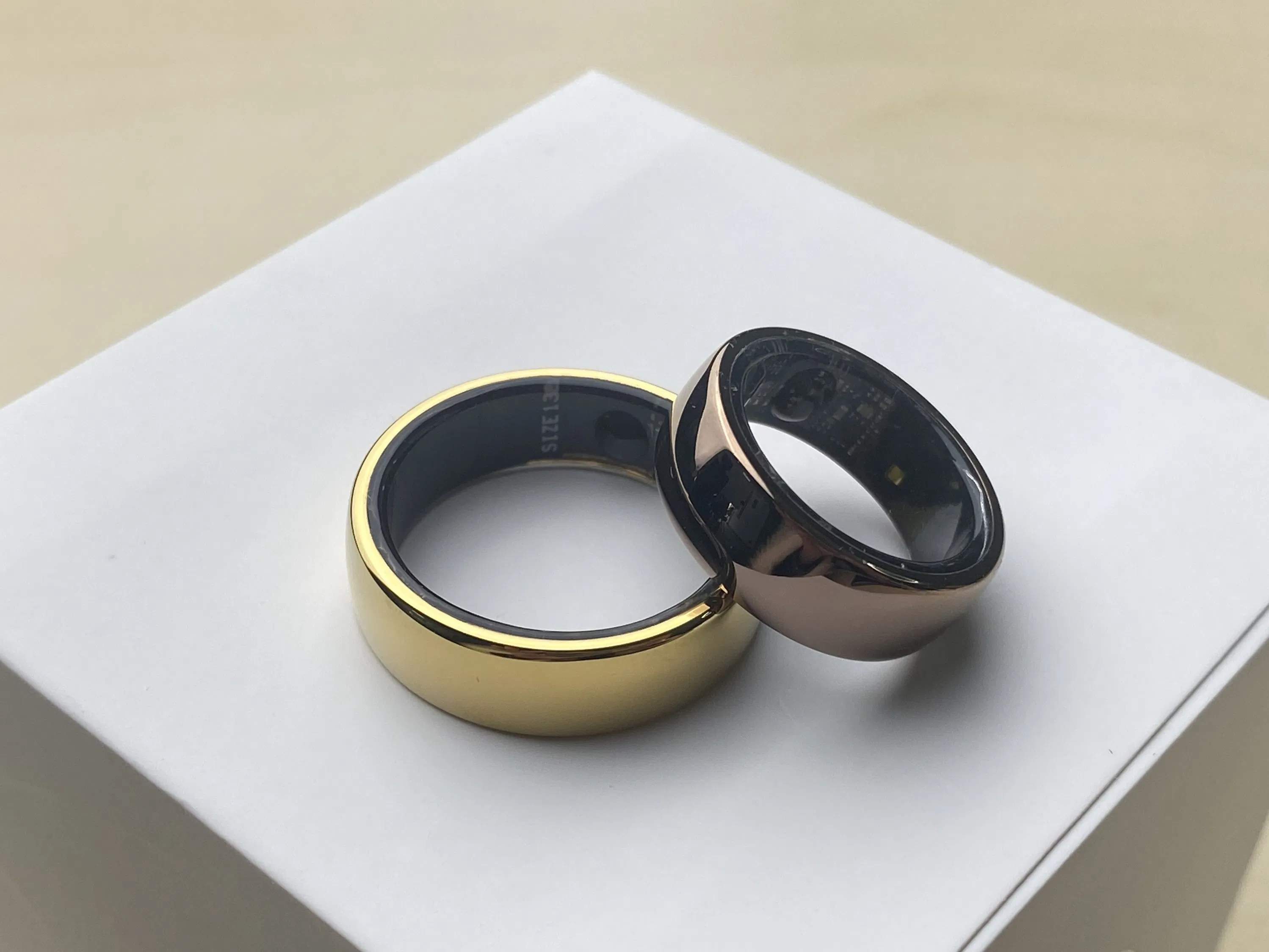Smart Ring Gadget Glocometro Inalambrico Inteligente Moniteur ECG Blood Tech Ring Black Ring for Boys