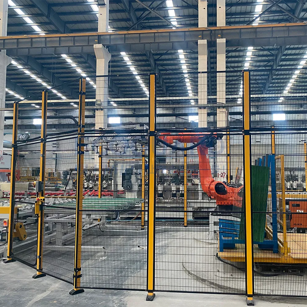 Home Safety Barrier with Custom Mesh Opening for Enhanced Security