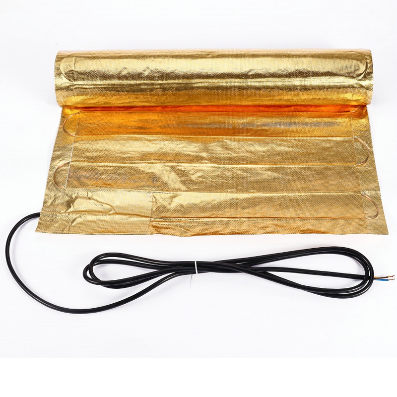 Electric Floor Heating Aluminum Foil Mat Under Tile Luxury Grade CE Approved