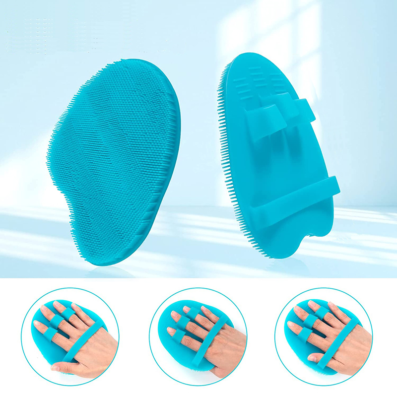 Skin Care Handheld Silicone Brush Wet Body Shower Bath SPA Scrubber